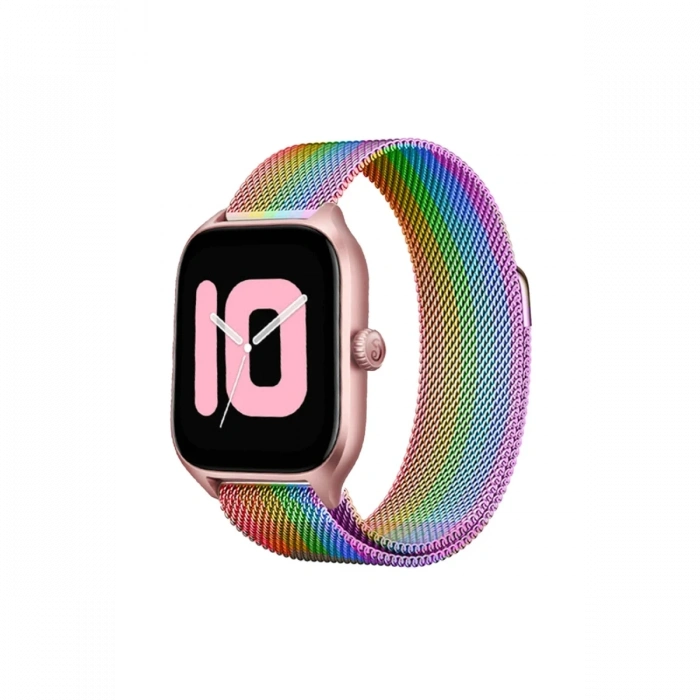 Newface Watch 20mm Metal Mıknatıslı Kordon - Gökkuşağı