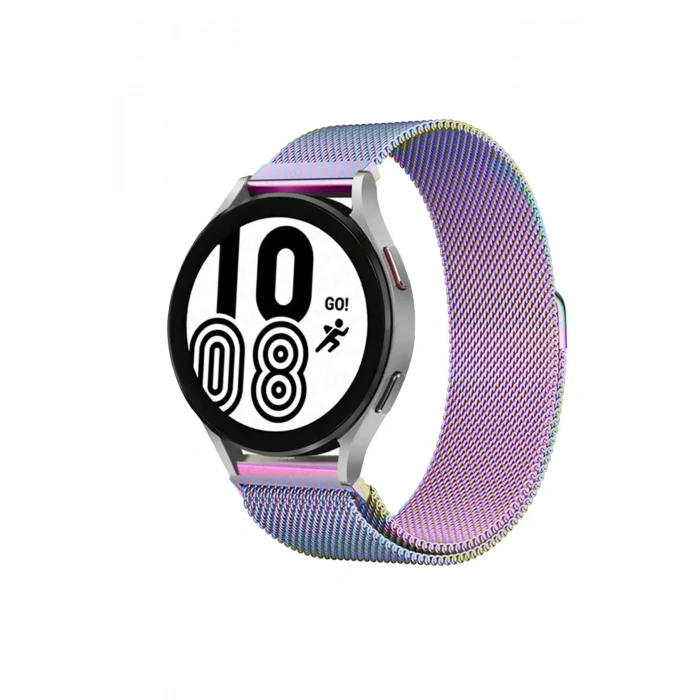 Newface Watch 22mm Metal Mıknatıslı Kordon - Rainbow