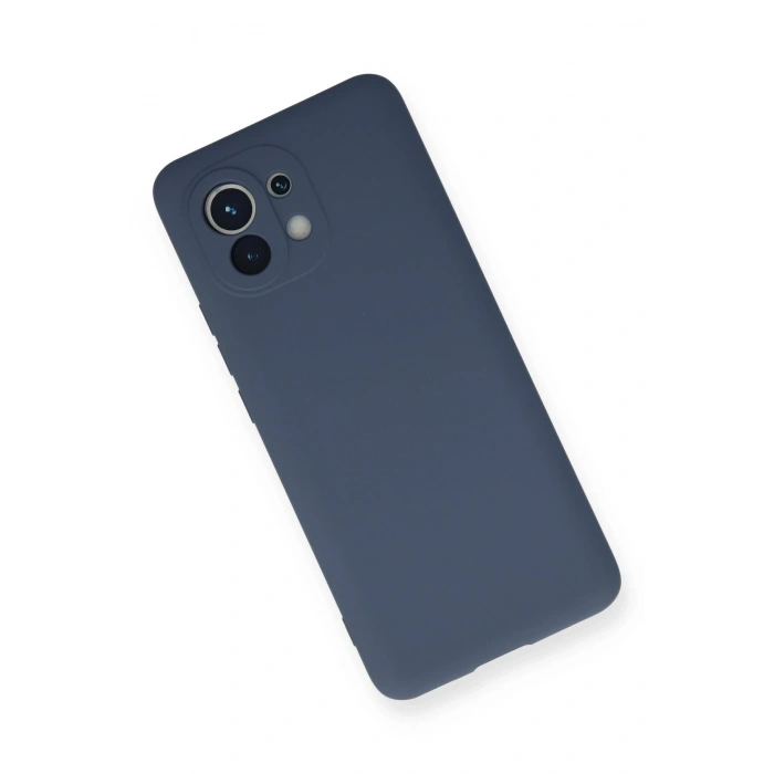 Newface Xiaomi Mi 11 Kılıf Nano içi Kadife Silikon - Gri