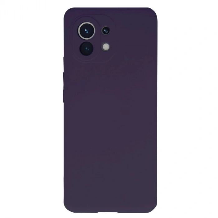 Newface Xiaomi Mi 11 Kılıf Nano içi Kadife Silikon - Mor
