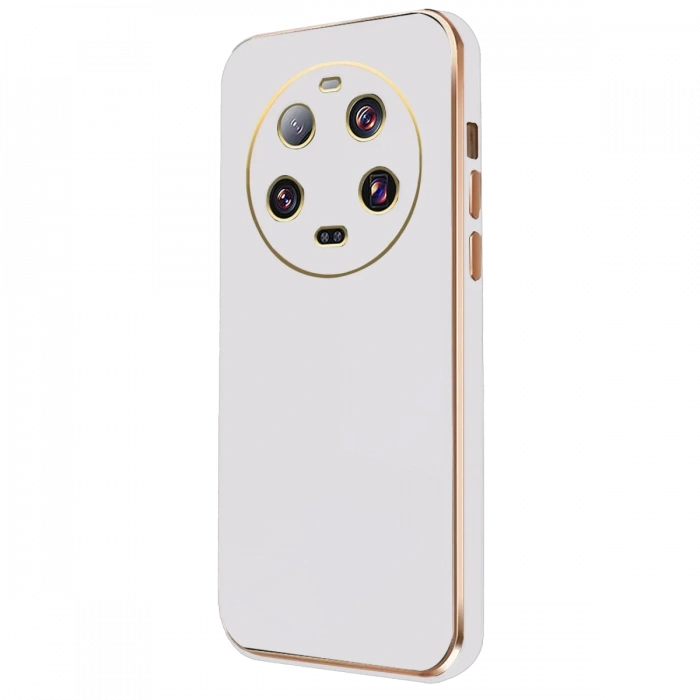 Newface Xiaomi Mi 14 Ultra Kılıf Volet Silikon - Beyaz