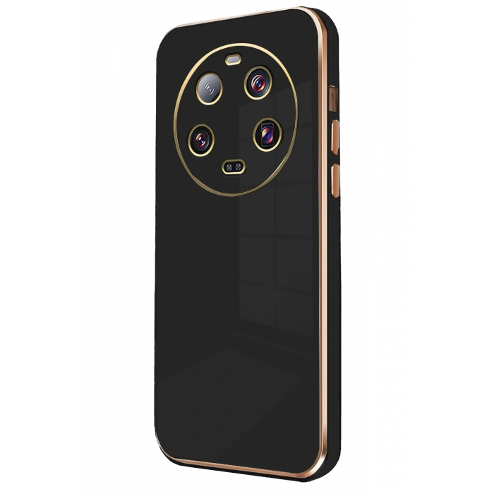 Newface Xiaomi Mi 14 Ultra Kılıf Volet Silikon - Siyah