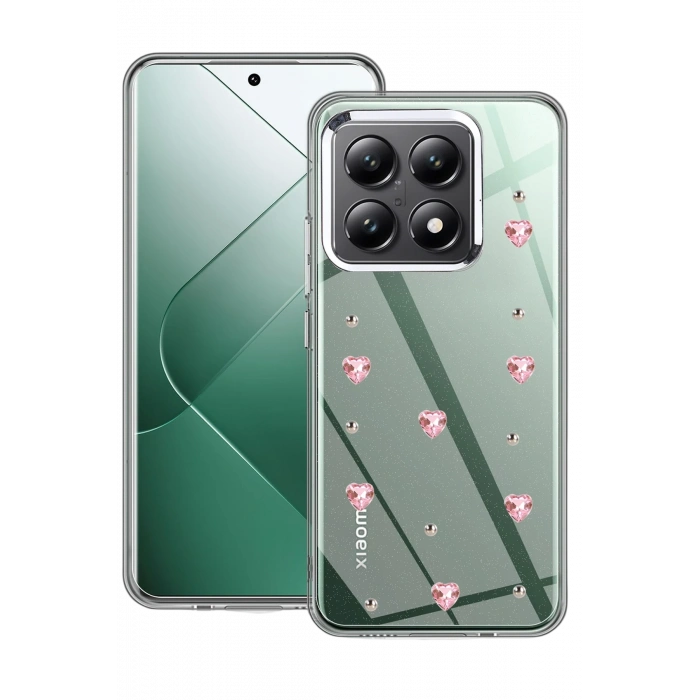 Newface Xiaomi Mi 14T Pro Fiyonk Desenli Kapak - Desen 3