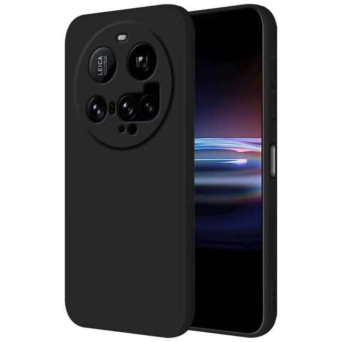 Newface Xiaomi Mi 15 Ultra Kılıf Nano içi Kadife Silikon - Siyah