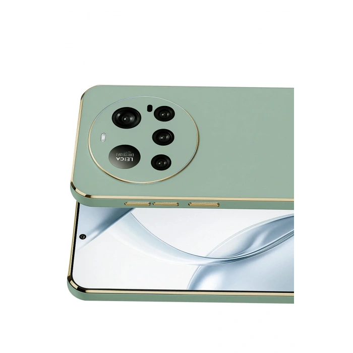 Newface Xiaomi Mi 15 Ultra Kılıf Volet Silikon - Açık Yeşil