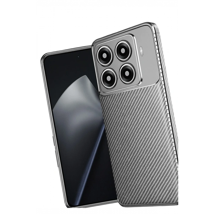 Newface Xiaomi Mi 15T Pro Auto Focus Karbon Kapak - Gri