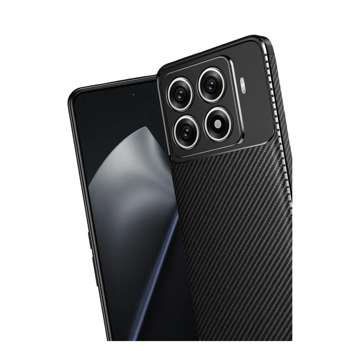 Newface Xiaomi Mi 15T Pro Auto Focus Karbon Kapak - Siyah