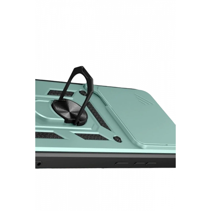 Newface Xiaomi Mi 15T Pro Pars Lens Yüzüklü Silikon - Yeşil