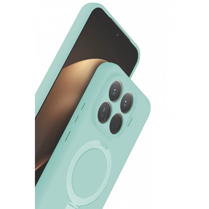 Newface Xiaomi Mi 15T Pro Regal Magsafe Standlı Kapak - Su Yeşili