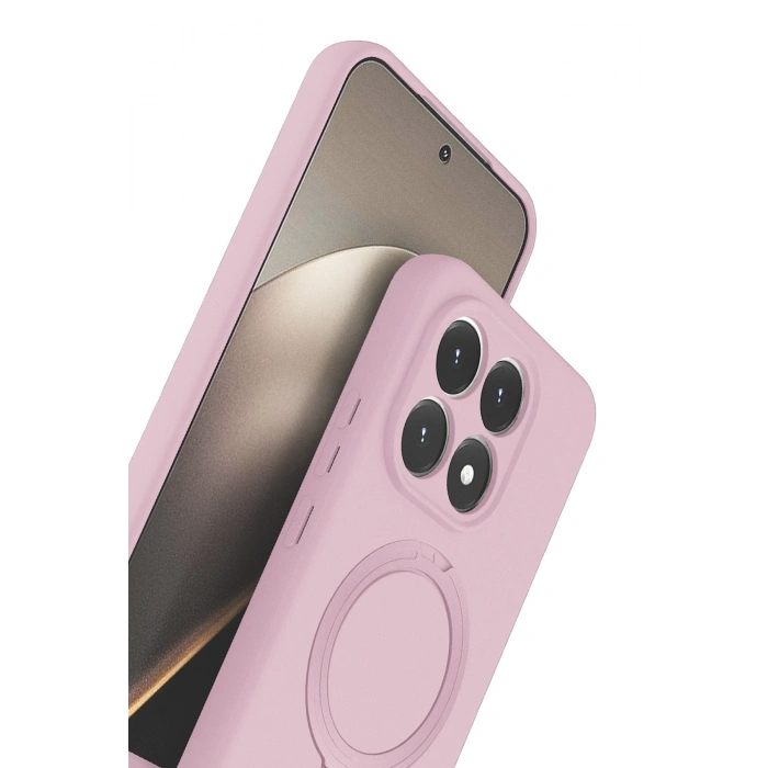 Newface Xiaomi Mi 15T Regal Magsafe Standlı Kapak - Açık Pembe