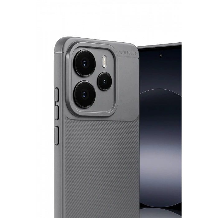 Newface Xiaomi Note 14 5G Auto Focus Karbon Kapak - Gri