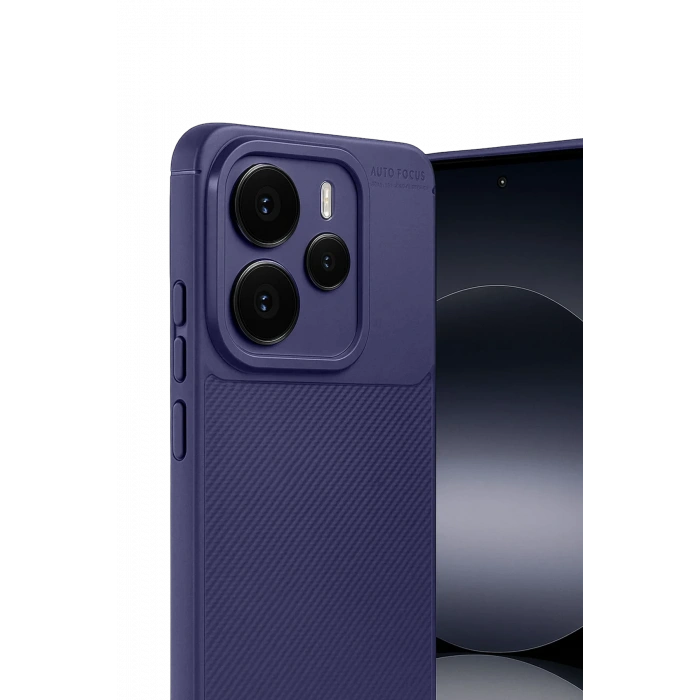 Newface Xiaomi Note 14 5G Auto Focus Karbon Kapak - Lacivert