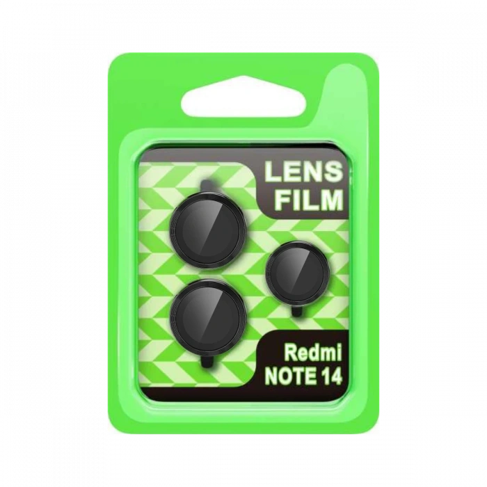 Newface Xiaomi Note 14 5G Raze Metal Kamera Lens - Siyah