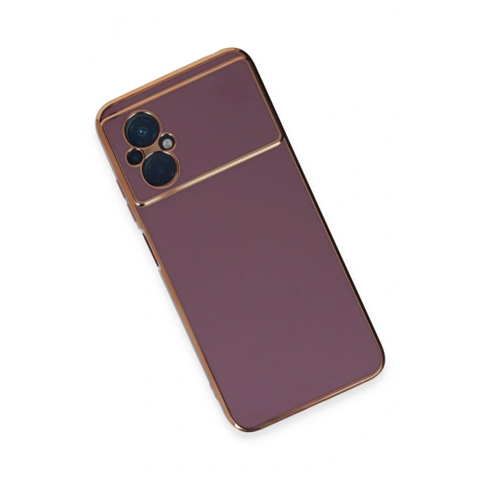 Newface Xiaomi Poco M5 Kılıf Volet Silikon - Mor