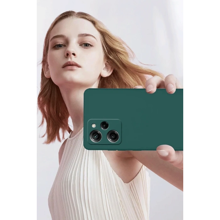 Newface Xiaomi Poco X5 Pro 5G Nano içi Kadife Silikon - Gri