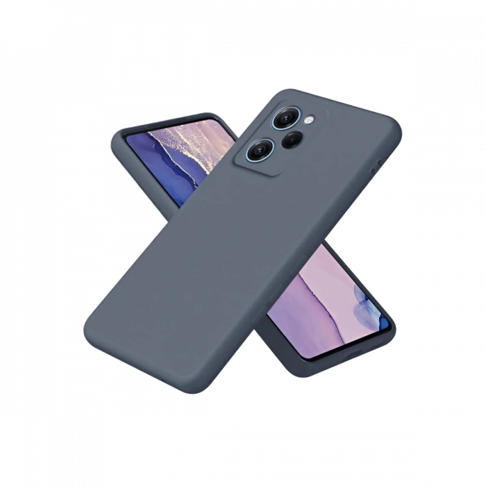 Newface Xiaomi Poco X5 Pro 5G Nano içi Kadife Silikon - Gri