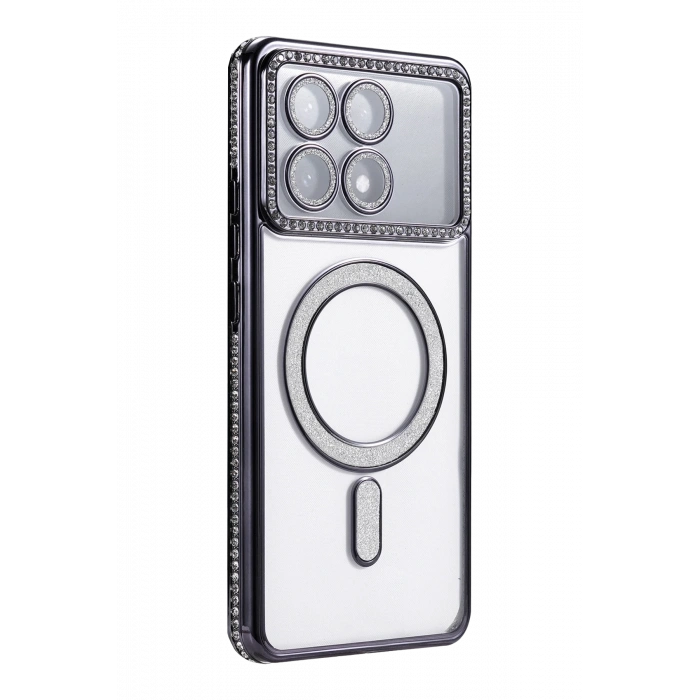 Newface Xiaomi Poco X6 Pro Joke Simli Magneticsafe Kılıf - Siyah