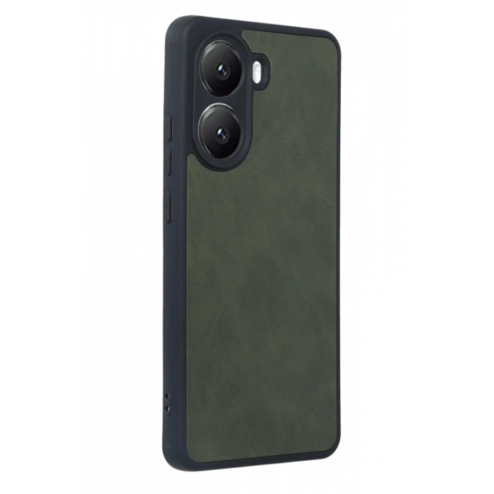 Newface Xiaomi Poco X7 Pro Kılıf Aras Deri Kapak - Koyu Yeşil