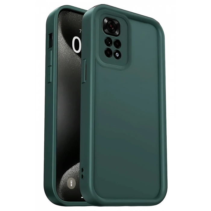 Newface Xiaomi Redmi 10 2022 Kılıf Viera Silikon - Koyu Yeşil