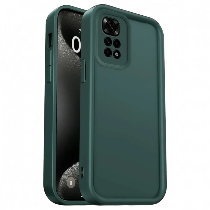 Newface Xiaomi Redmi 10 2022 Kılıf Viera Silikon - Koyu Yeşil