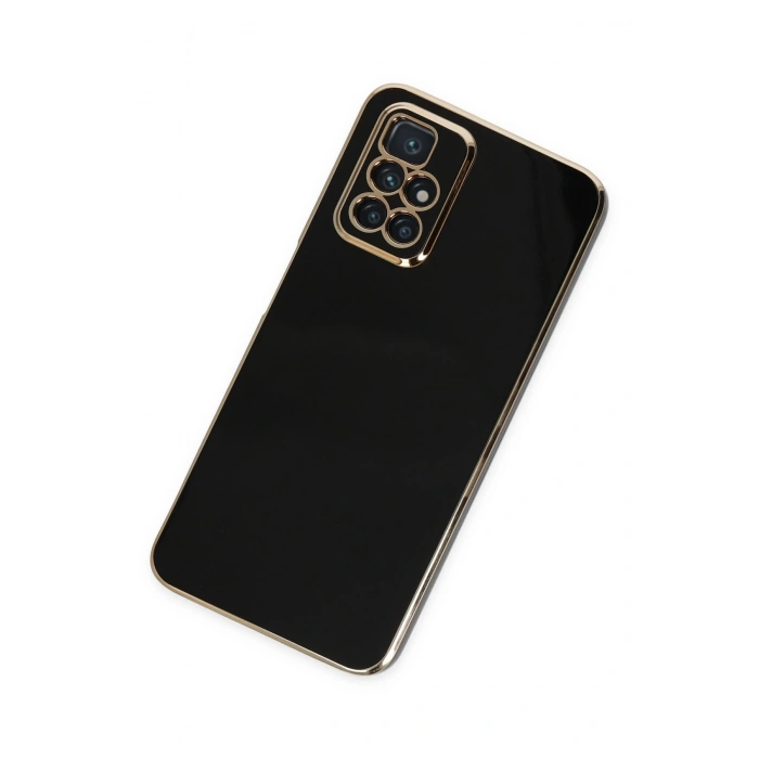 Newface Xiaomi Redmi 10 2022 Kılıf Volet Silikon - Siyah