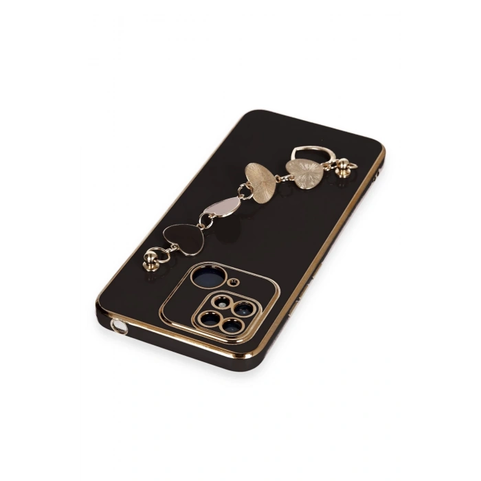 Newface Xiaomi Redmi 10C Kılıf Esila Silikon - Siyah