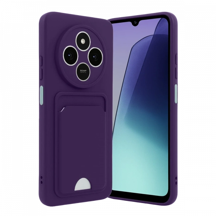 Newface Xiaomi Redmi 14C Kelvin Kartvizitli Silikon - Derin Mor