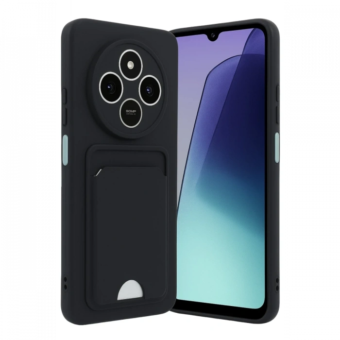 Newface Xiaomi Redmi 14C Kelvin Kartvizitli Silikon - Siyah