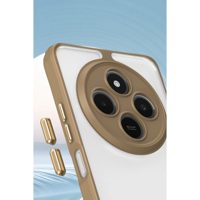 Newface Xiaomi Redmi 14C Kılıf Penta Silikon Kılıf - Siyah