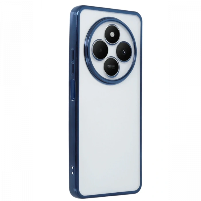 Newface Xiaomi Redmi 14C Kılıf Razer Lensli Silikon - Lacivert