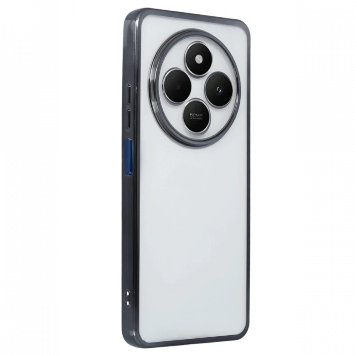 Newface Xiaomi Redmi 14C Kılıf Razer Lensli Silikon - Siyah