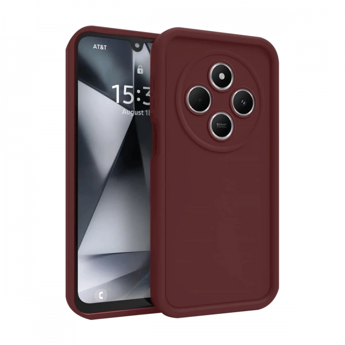 Newface Xiaomi Redmi 14C Kılıf Viera Silikon - Bordo