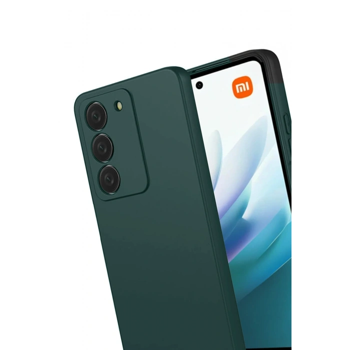 Newface Xiaomi Redmi 15 4G First Silikon - Koyu Yeşil