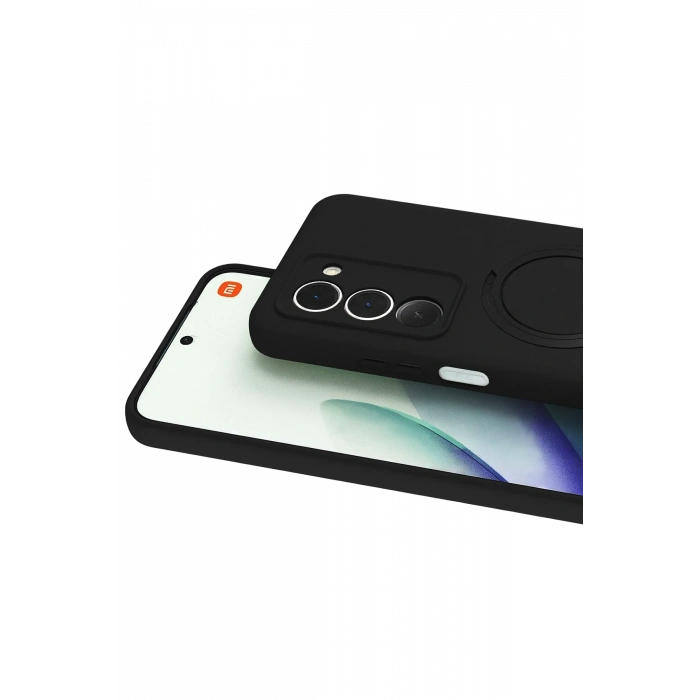 Newface Xiaomi Redmi 15 4G Regal Magsafe Standlı Kapak - Siyah