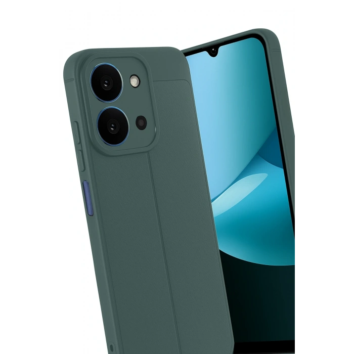 Newface Xiaomi Redmi 15C 4G Auto Focus Kapak - Koyu Yeşil