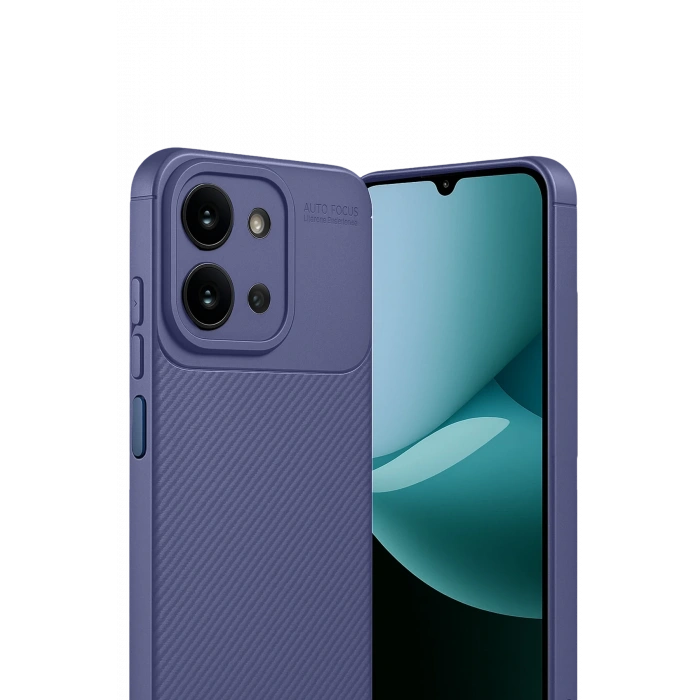 Newface Xiaomi Redmi 15C 4G Auto Focus Karbon Kapak - Lacivert