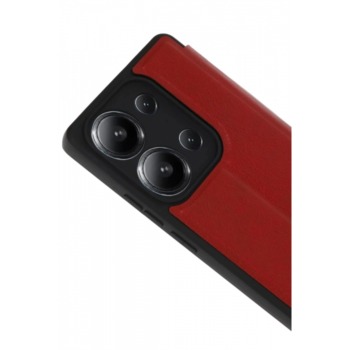 Newface Xiaomi Redmi 15C 4G Flip Cover - Kırmızı