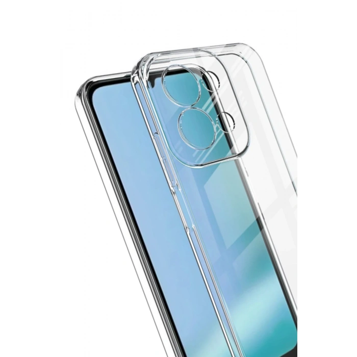 Newface Xiaomi Redmi 15C 4G Lüx Şeffaf Silikon - Şeffaf