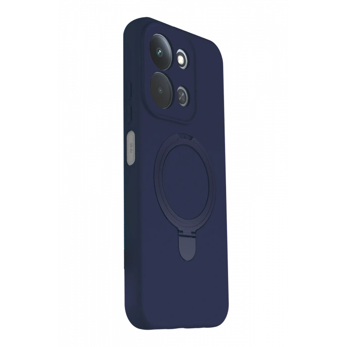 Newface Xiaomi Redmi 15C 4G Regal Magsafe Standlı Kapak - Lacivert