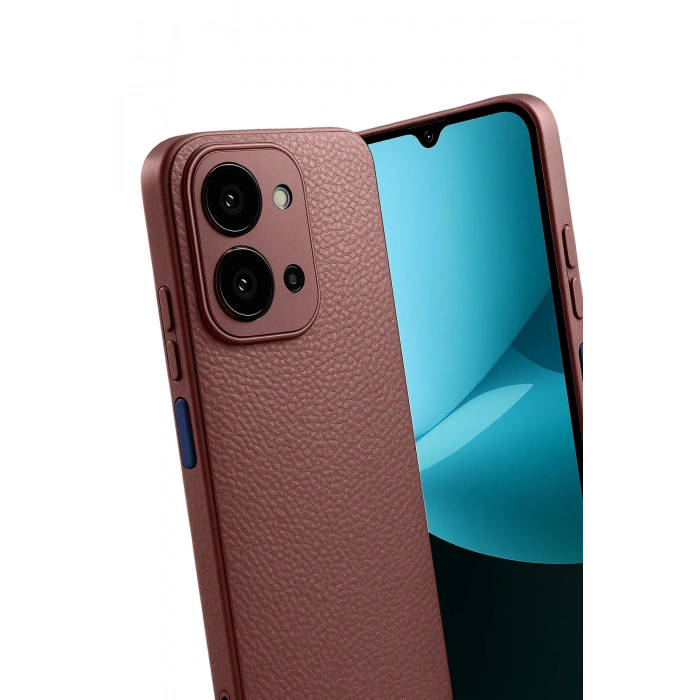 Newface Xiaomi Redmi 15C 4G Thermax Silikon Kılıf - Bordo