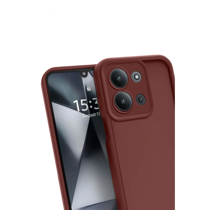 Newface Xiaomi Redmi 15C 4G Viera Silikon - Bordo
