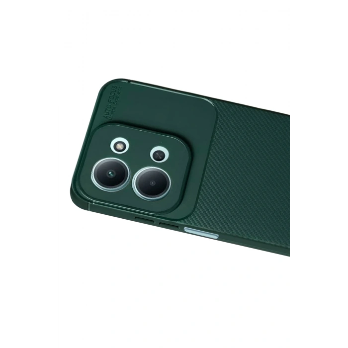 Newface Xiaomi Redmi 15C 5G Auto Focus Karbon Kapak - Koyu Yeşil