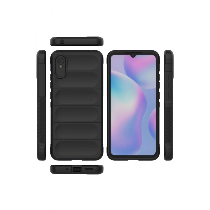 Newface Xiaomi Redmi 9A Kılıf Optimum Silikon - Siyah