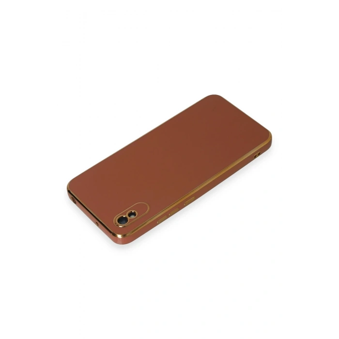 Newface Xiaomi Redmi 9A Kılıf Volet Silikon - Kırmızı