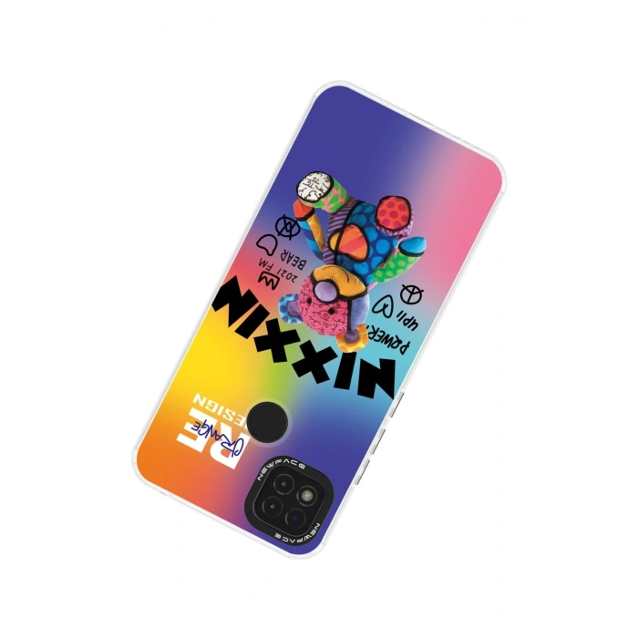 Newface Xiaomi Redmi 9C Kılıf Estoril Desenli Kapak - Estoril - 11