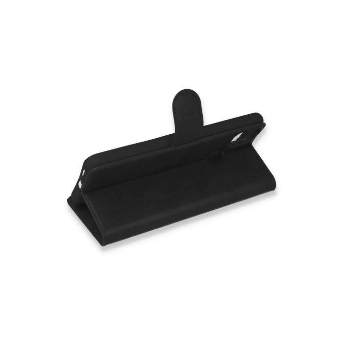 Newface Xiaomi Redmi 9C Kılıf Trend S Plus Kapaklı Kılıf - Siyah