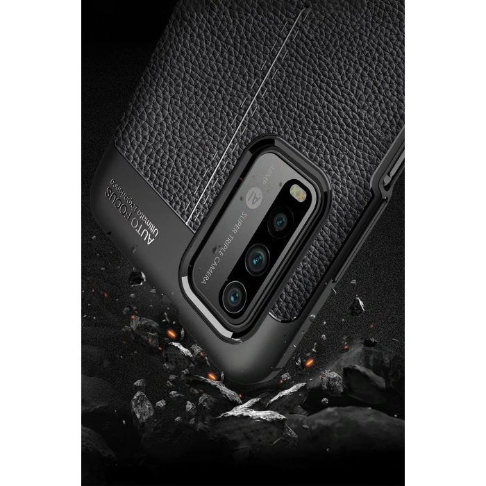 Newface Xiaomi Redmi 9T Kılıf Auto Focus Kapak - Siyah