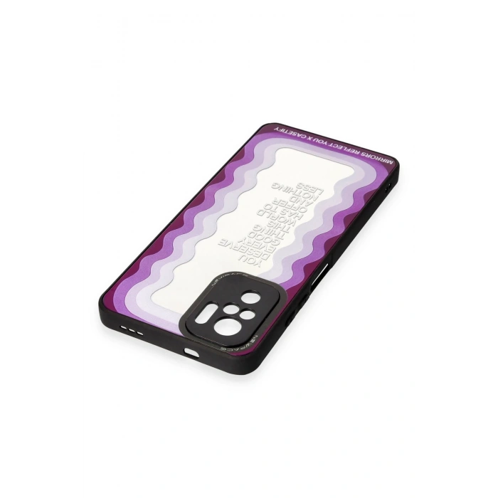 Newface Xiaomi Redmi Note 10 Kılıf Mirror Desenli Kapak - Mirror - 5