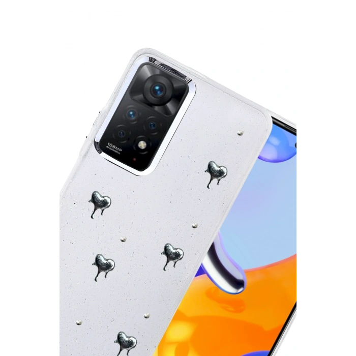 Newface Xiaomi Redmi Note 11 Pro Fiyonk Desenli Kapak - Desen 1