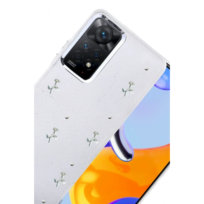 Newface Xiaomi Redmi Note 11 Pro Fiyonk Desenli Kapak - Desen 4